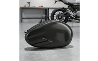 Structured Motorcycle Saddle Bag with Center Strap Zippered Motorcycle Saddlebags Long-Lasting Motorbike Saddlebags Secure for Motorcyclists
