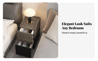 Narrow Nightstand Light Luxury Bedroom Furnishing Modern design for Small Spaces