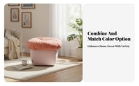 Toadstool-Shaped-Shaped Pouf Creative Design Toadstool-Shaped-Shaped Footstool