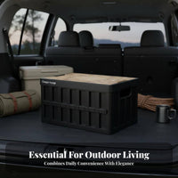 Car Trunk Organizer Box Portable Foldable Camping Box Large Capacity for Campers