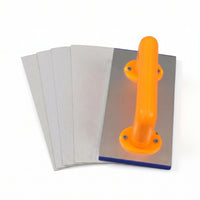 Aluminum Sanding Frame Flat Self Sanding Block Blue Edge
