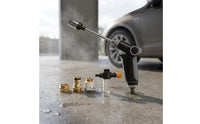 Car Wash with Foam Bottle Handheld Hose Nozzle Long-Lasting