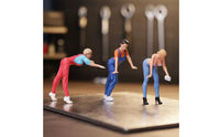 Car Wash Figurine Set Realistic Resin Model Figures Display Scene for Collectible Shelf