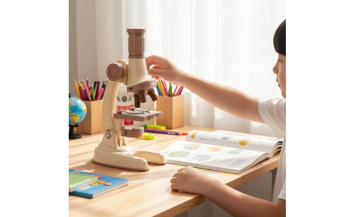1200x Student Zooming Device Educational Kids Zooming Device Set Children's Science Experiment Kit High Magnification