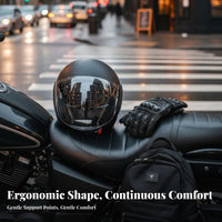 Electric Vehicle Helmet Thermal Lining All Season Helmet Gender-Neutral Design Guarding Headwear for Commuters, Motorcyclists, Winter, City Riding