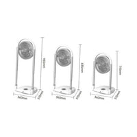 Foldable Fan Portable Retractable Fan Adjustable Height for Bedroom, Students