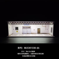 1/64车模收纳盒 小比例场景停车场模型 合金车模收纳盒子