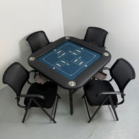 折叠扑克游戏桌赛事桌棋牌麻将桌正方形多功能便携折叠桌掼蛋桌子