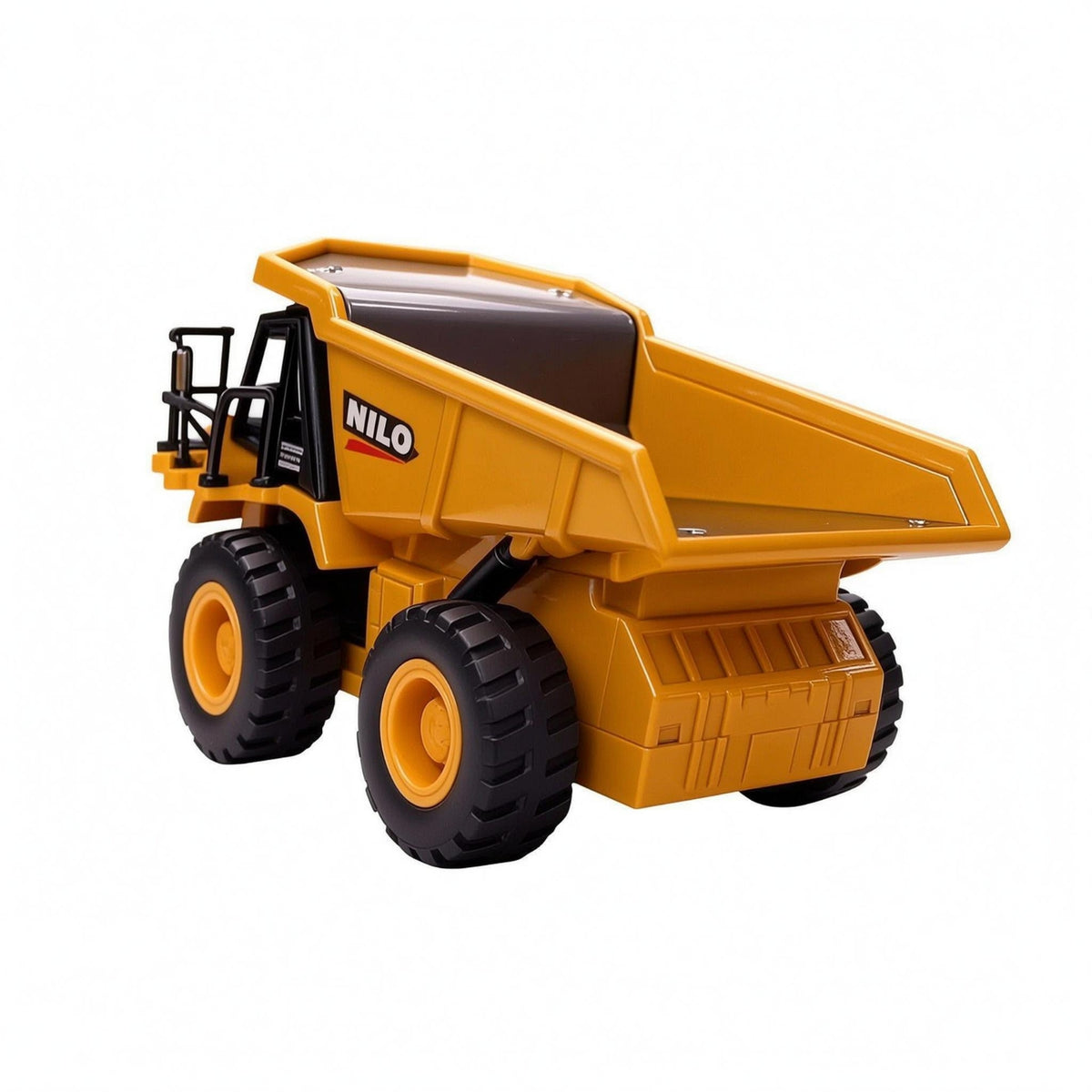 Self-Unloading Excavation Dump Truck Toy Rugged Wheels Die-Cast Dump Truck Thick Tire Pattern Detailed Cab