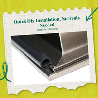 Aluminum door gasket, soundproof