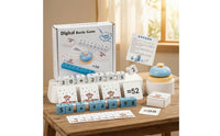 Math Game with Bell Tabletop Arithmetic Game Set Toy Educational Interactive for Preschoolers, Homeschool