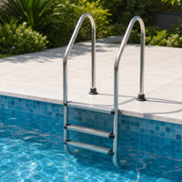 Stainless Steel Pool Ladder Anti-Slip Pool Ladder with Handrails Resistant