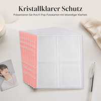 LOVELY A5 6-Hole Photocard Album Pages for K-Pop Photocards and Instant Photos