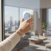 Water Reservoir Window Wiper Reusable Window Cleaning Brush Streak-Clear