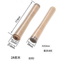 DIY路亚竿一体软木手柄把手内孔10mm11mm12mm 13mm握把鱼竿配件