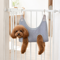 Cat Dog Grooming Hammock, S Size 63x45cm Twill Fabric Hanging Harness, for Nail Clipping Ear Cleaning Anxious Dogs