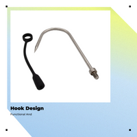8mm stainless steel fish hook