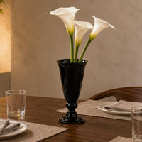 French Design Vase High-End Goblet Vase Matte Finish for Entryway