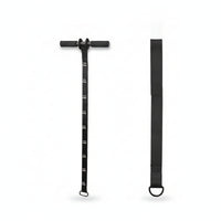 Adjustable Forearm Strap with Foam Handle Non-Slip Forearm Training Strap Lightweight Grip Training Handle Portable for Athletes, Home Gym