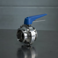 304 Stainless Steel Butterfly Valve with Lever Handle Compact Tri-Clamp Butterfly Valve Rust Resistant TC Fitting Heavy Duty for Homebrewers