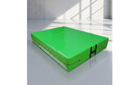 Gymnastics Practice Mat Thick Gymnastics Mat with Handles Wipe-Clean for Martial Arts