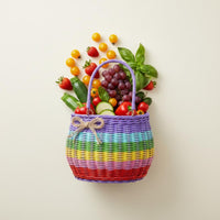 Oval Storage Basket Woven Basket Open Top