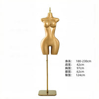 出口非洲大码BBL模特道具女半身橱窗展示大胸大屁股假人偶展示架
