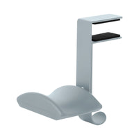 Clamp-On Headphone Stand with Hook and Desktop Clip