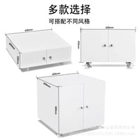 钢制文件柜矮柜储物柜子移动大型打印机柜底座复印机工作台活动柜