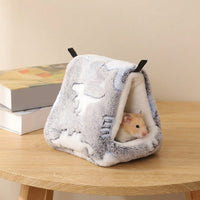 Parrot Nest Winter Bird Nest Budgie Cage Accessory, Flannel Hamster Bedding, Winter Warm Sugar Glider Supplies, Hanging Bird Nest Winter House