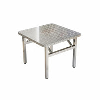 Rectangular Foldable Table Foldable Portable Furniture Space-Saving Sturdy-Duty for Students, Camping, Outsideside Door Meal