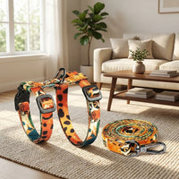 Cat Harness and Leash Set, H-shaped Polyester Harness for Cats, Adjustable Walking Gear for Kittens, Outdoor Pet Travel Essentials, Anti-pull Fit