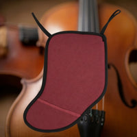Violin Shoulder Rest with Straps Handmade Violin Shoulder Pad Breathable Instrument Accessory for Violinists