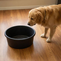 Wide Flared Bowl Plain Deep Pet Bowl Round