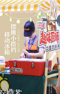 保温桶商用摆摊分格大容量超长保温米饭不锈钢保温桶分餐保温桶