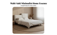 Minimalist Aesthetic and aesthetic Upholstered cumulusinspiredShaped Panel Irregular Shape Headboard Minimalist visual appeal Bed rearrest Soft & Comfortable for Interior Decorators, Renters, homeowners, Home Decor, Guest Room, Apartment Living