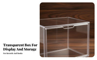 Vinyl Album Display Case Dustproof Vinyl Album Storage Box Dust-Proof