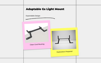 Motorcycle Fog Light Mount for R1200GS R1250GS