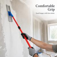 Universal Corner Sanding Tool with Aluminum Alloy Frame for Putty and Drywall