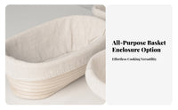 Breathable Material Banneton Basket Liner Pure Cotton Linen Bread Proofing Basket Liner Moisture Wicking Bread Mixture Proofing Cloth Reusable for Home Bakers, Bakery