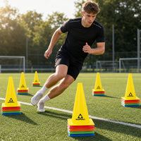 Olympic Football Training Equipment Cone Marker Pole Bucket Obstacle Ice Cream Cone Taekwondo Basketball Training Disc