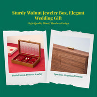 Wooden jewelry organizer for women