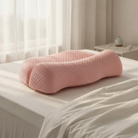 Contoured Support Foam Pillow Contoured Cervical Neck Pillow Skin-Friendly for Side Sleepers