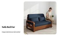 Space-Saving Pull-out Armchair Bed Easy to Convert Pull-out Sleeper Armchair Breathable Cover Convertible Seating Heavy-Duty Frame for Apartment Dwellers, Guest Hosts, Students, Living Room, Bedroom, Home Office