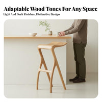Woven rear Bar Stool Chinese Inspired Design Household Seating for Dining Room