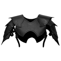 中世纪文艺复兴维京骑士铠甲盔甲护肩护胸铆钉皮革cosplay万圣节