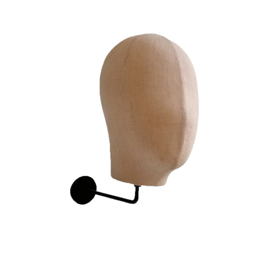 Mannequin Head with Wall Mount Long-Lasting Stand Sturdy for Hat Storage
