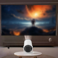 4K Support Mini Display Device with Stand Autofocus Display Device with WiFi and Bluetooth Compact Stable for Home Theater