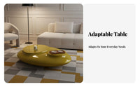 Nordic Aesthetic organic shape Low Table Light Luxury Living Room Furniture Creative Shape curator design for Interior Designers, Apartment Dwellers, Homeowners, Lounge Area, Office Lobby, Bedroom