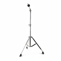 Angle Adjustable Straight Cymbal Stand Stable Support Cymbal Extendable Stand Heavy Duty Music Gear Rubber Feet for Drummers, Musicians